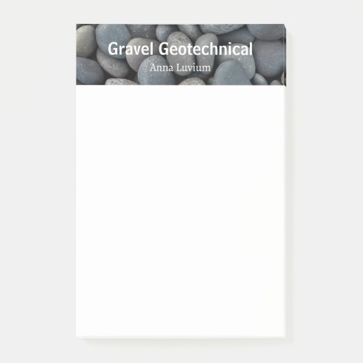 Professional Geologic Consulting Gravel Post-it® Notes (Voorkant)