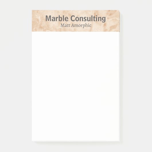 Professional Geologic Consulting Marble Post-it® Notes (Voorkant)