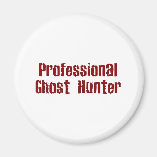 Professional Ghost Hunter Magneet (Voorkant)