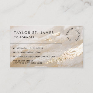 Professional Gold beige Visitekaartje voor schilde