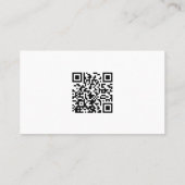 Professional Gold FlareCustom QR-code Visitekaartje (Achterkant)