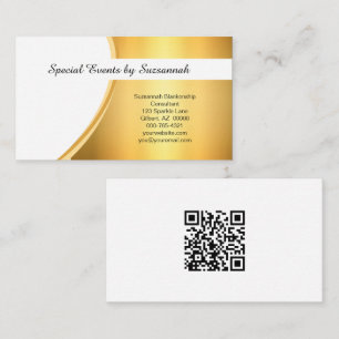 Professional Gold FlareCustom QR-code Visitekaartje