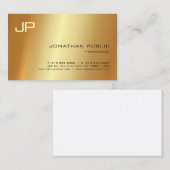 Professional Gold Light Shadow Artistic Luxe Visitekaartje (Voorkant / Achterkant)