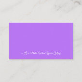 Professional Golf Trainer | INITIAAL VISITEKAARTJE (Achterkant)