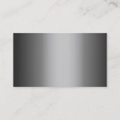 Professional Grey Metal Podiatrist Visitekaartje (Achterkant)