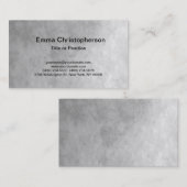 Professional Grey Plain Modern Stijlvol Visitekaartje (Voorkant / Achterkant)