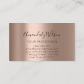 Professional Hairdresser Lashes Extension Roos Visitekaartje (Achterkant)