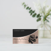 Professional Hairdresser Lashes Extension Roos Visitekaartje (Staand voorkant)