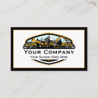 Professional Heavy Equipment Construction Company  Visitekaartje