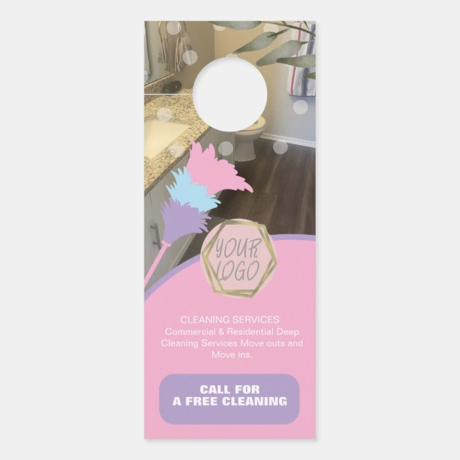 Professional Home Cleaning Services Logo (Voorkant)