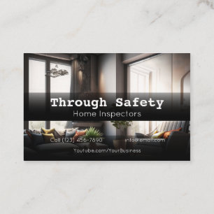 Professional Home Inspection Inspector Services Visitekaartje