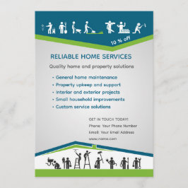 Professional Home Maintenance Flyer Template Kaart