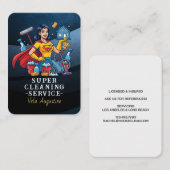 Professional House Cleaning Service Housekeeping Visitekaartje (Voorkant / Achterkant)