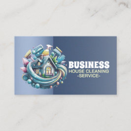 Professional House Cleaning Service Housekeeping Visitekaartje