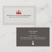 Professional House Cleaning Service Visitekaartje (Voorkant / Achterkant)