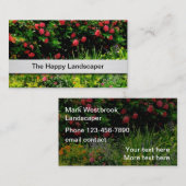 Professional Landscaping Service Provider Visitekaartje (Voorkant / Achterkant)
