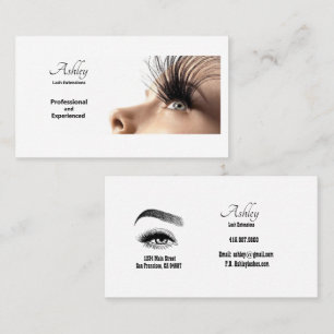 Professional Lash Extension Stylist-Visitekaartjes Visitekaartje