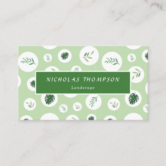 Professional Lawn and Tree Care Afsprakenkaartje (Voorkant)