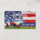 Professional Lawn Care & Landscapapaping US-vlag Visitekaartje (Voorkant)
