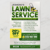 Professional Lawn Care Service Flyer (Voorkant)