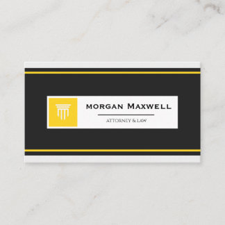 Professional Lawyer Business Card | Attorney  Visitekaartje