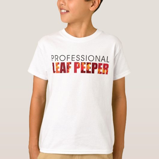 Professional Leaf Peeper T-shirt (Voorkant)