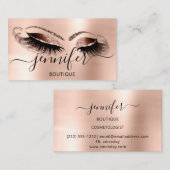 Professional Logo Makeup Boutique Roos Blush Visitekaartje (Voorkant / Achterkant)