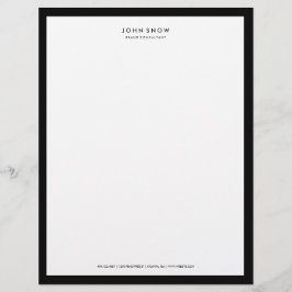 Professional Luxe Letterhead Gepersonaliseerd Briefhoofd