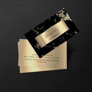 Professional Luxury Gold Royal Marble Visitekaartje