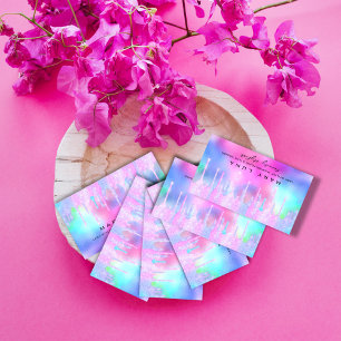 Professional Makeup Artist Lash Holografen Social Visitekaartje