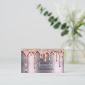 Professional Makeup Artist Lashes Roos Blush Grey Visitekaartje (Staand voorkant)