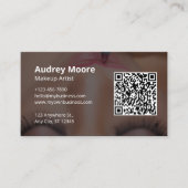 Professional Makeup Artist Visitekaartje (Voorkant)