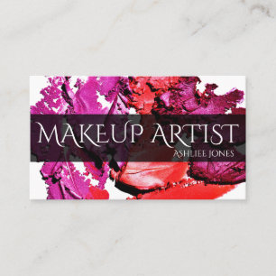 Professional Makeup Artist Visitekaartje
