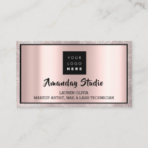 Professional Makeup Eyelash-Logo Benoemingskaart Visitekaartje