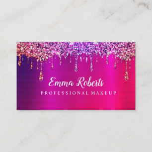 Professional Makeup Glitter Visitekaartje