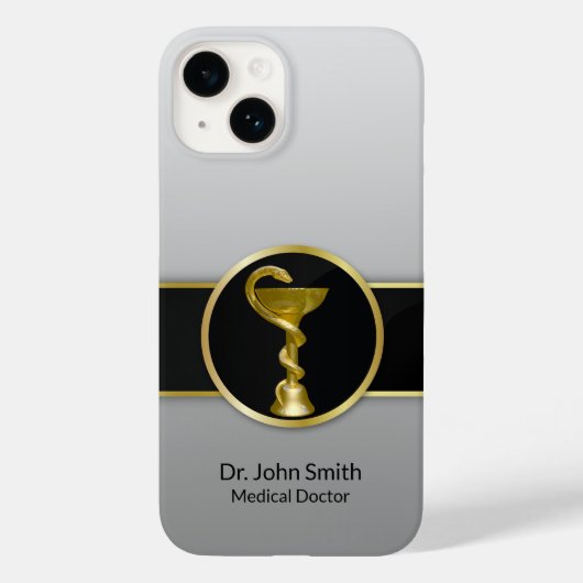 Professional Medical Hygieia Bowl Gold Case-Mate iPhone Case (Achterkant)