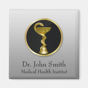 Professional Medical Hygieia Gold Bowl Magneet