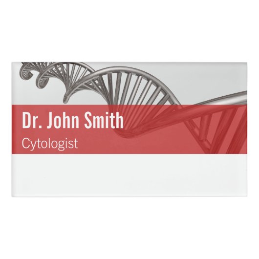 Professional Medical Science DNA Strand Naambadge (Voorkant)