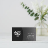 Professional Metal Visitekaartje Financial Planner (Staand voorkant)