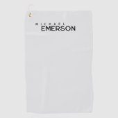 Professional minimalist modern plain golfhanddoek (Voorkant)