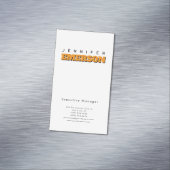 Professional minimalist modern plain  magnetisch visitekaartje (Voorbeeld)