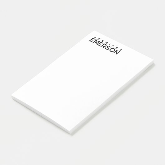 Professional minimalist modern plain post-it® notes (Schuin)