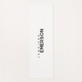 Professional minimalist modern plain your name yogamat (Voorkant)