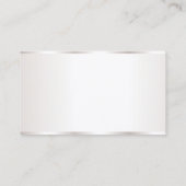 Professional  Modern Elegant Minimalist Template Visitekaartje (Achterkant)