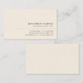 Professional Modern Elegant Minimalist Template Visitekaartje (Voorkant / Achterkant)