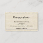 Professional Modern Home Repair Handyman Visitekaartje (Achterkant)