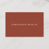 Professional Modern Simple Design Elegant Template Visitekaartje (Voorkant)