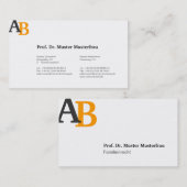 professional modern visitekaartje (Voorkant / Achterkant)