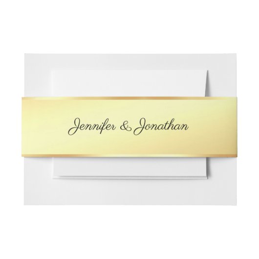 Professional Moderne gecalligraveerde naam Tekst G Uitnodigingen Wikkel (Voorkant Voorbeeld)