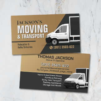 Professional Moving Services - Relocation Visitekaartje